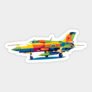 MiG-21 Fishbed Sticker